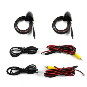 Bočné kamery 12 V – sada ľavá/pravá 720P IP67 s RCA výstupom