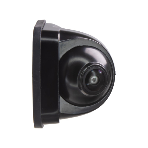 AHD mini kamera – čelný pohľad zboku, objektív s širokým uhlom, montážna základňa