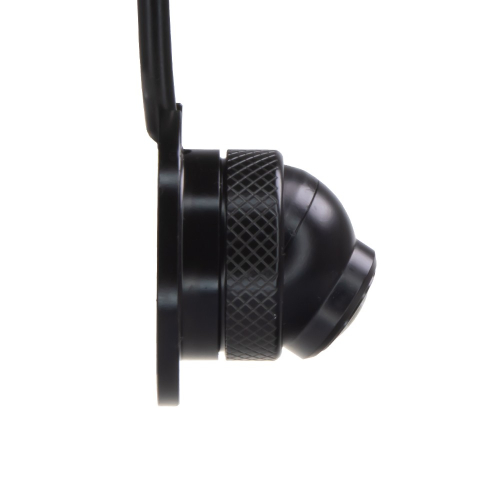 AHD kruhová mini kamera – bočný pohľad, drážkovaný otočný prstenec pre nastavenie uhla