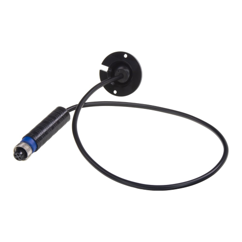 AHD kruhová mini kamera – 4-PIN konektor s káblom a kruhová montážna priechodka