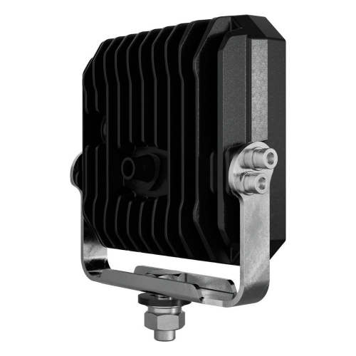 Pracovné LED svetlo OSRAM LEDriving Cube VX125-WD – zadný pohľad, rebrované chladenie, voľné vodiče, montážna konzola