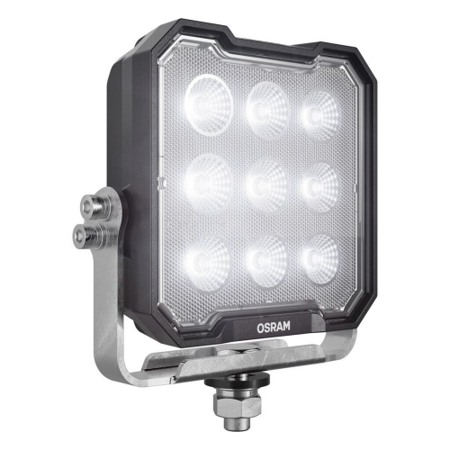 Pracovné LED svetlo OSRAM LEDriving Cube VX125-WD – šikmý pohľad, 9× LED svietiace, montážna konzola