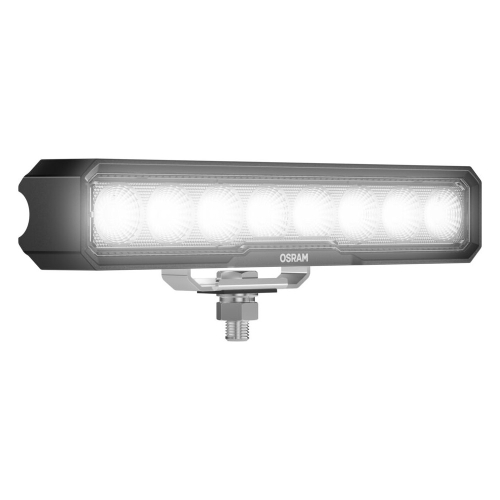 Rozsvietený pracovný svetlomet OSRAM LEDriving Lightbar VX250-WD – vysokokontrastné studené biele svetlo 6 000 K, montážna konzola