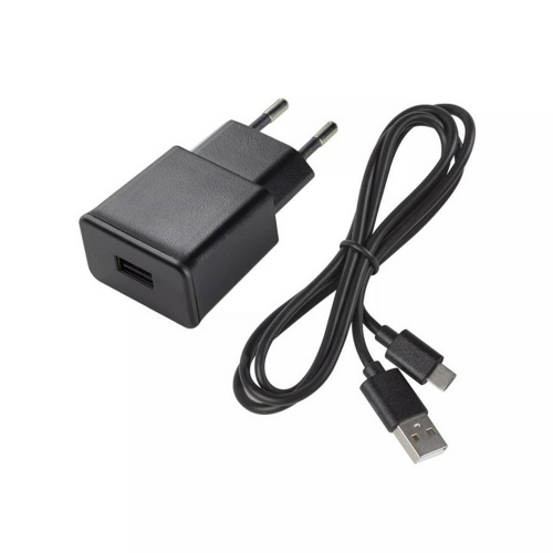 Sieťová nabíjačka s USB výstupom a USB-C nabíjacím káblom