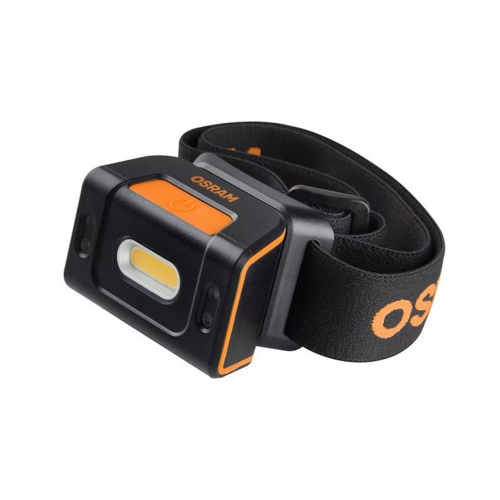 Čelovka OSRAM LEDinspect HEADTORCH 250 – trojštvrťový pohľad s vypnutým svetlom