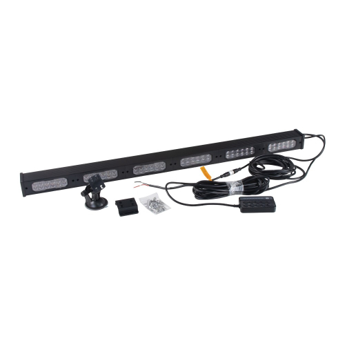 LED výstražná alej oranžová 927 mm – detail prísavkového držiaka s káblom