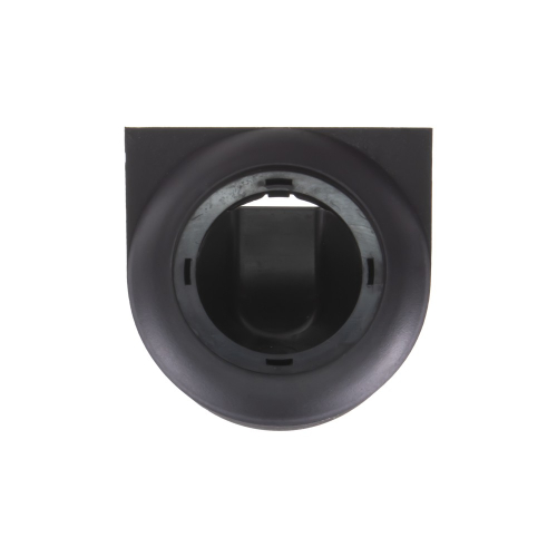 Plastový montážny domček pre USB nabíjačku voltmeter zásuvku – čelný pohľad, kruhový otvor, rozteč skrutiek 42 mm