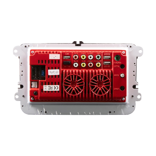 Podsvietenie tlačidiel autorádia VW Škoda v 7 farbách – žltá, fialová, cyan, modrá, zelená, červená, biela