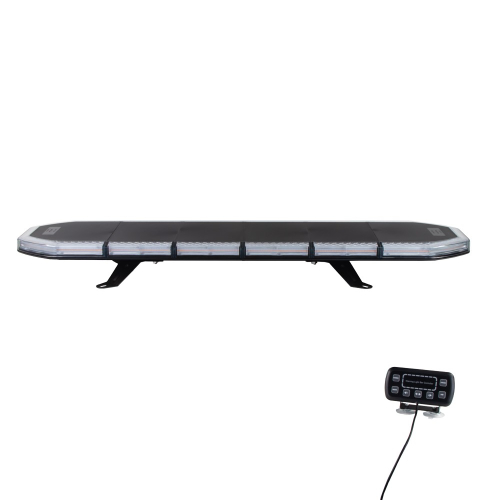 Oranžová LED rampa 1040 mm s homologizáciou ECE R65 – detail svietiacich LED diód