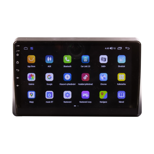 Autorádio pre Renault Master od 2019 – Android menu, česká lokalizácia, Google, navigácia, DAB+