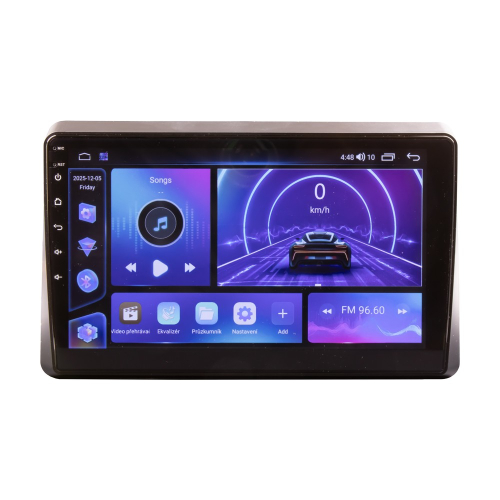 Autorádio pre Renault Master od 2019 – Android rozhranie, hudobný prehrávač a navigácia