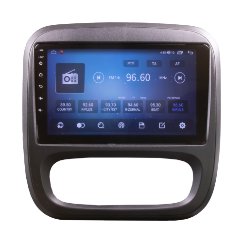 Autorádio pre Opel Vivaro a Renault Trafic 2014– – FM tuner s RDS, zobrazenie staníc na 9" displeji