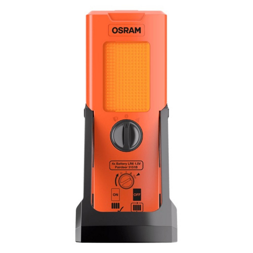 OSRAM Truck Flare Signal TA19 LEDSL103 – čelný pohľad, oranžové varovné svetlo vypnuté