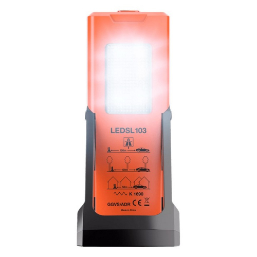 OSRAM Truck Flare Signal TA19 LEDSL103 – rozložené sklopné nožičky, bočný pohľad