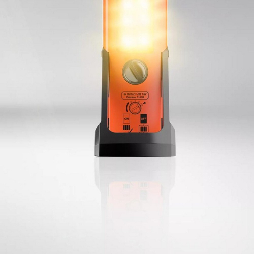 OSRAM Truck Flare Signal TA19 LEDSL103 – sklopné nožičky zložené, bočný pohľad