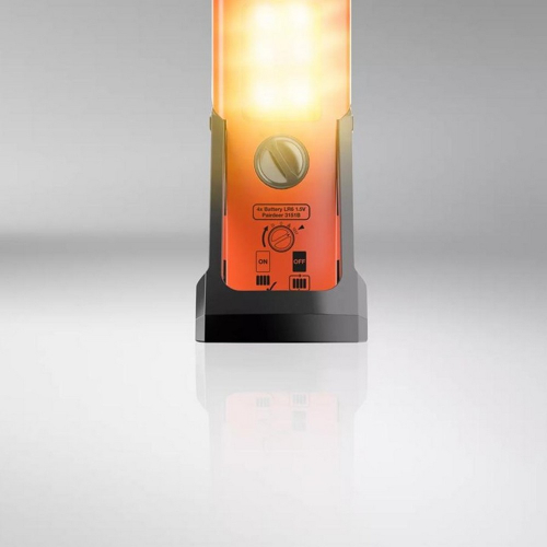 OSRAM Truck Flare Signal TA19 LEDSL103 – oranžové varovné blikanie, detail so stojanom