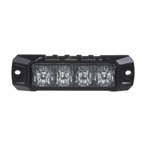 Výstražné LED svietidlo CH-040 – čelný pohľad, 4 LED diódy, priehľadná šošovka