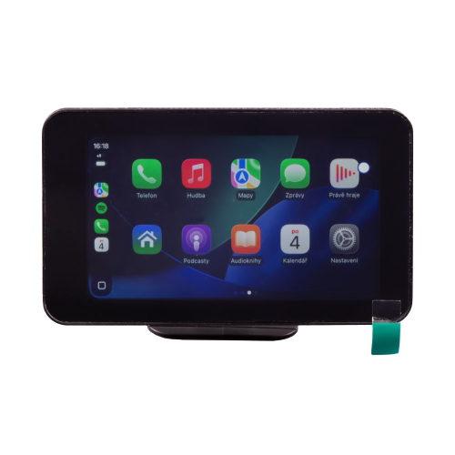 Monitor DS-470CA 4,7" – rozhranie Apple CarPlay, ikony Telefon, Hudba, Mapy, Správy