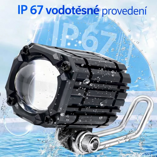 LED svetlomet WL-856 s krytím IP67 – odolná konštrukcia z leteckého hliníka pri vode