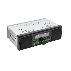 1DIN autorádio s Bluetooth 5.1, USB, USB-C, AUX, FM/AM RDS, FLAC – vstavaný reproduktor 2× 10 W, výstup 4× 55 W