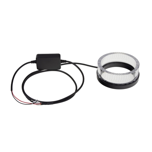 LED Angel Eyes krúžok – zhasnutý, s Bluetooth riadiacou jednotkou a káblom, 12 V