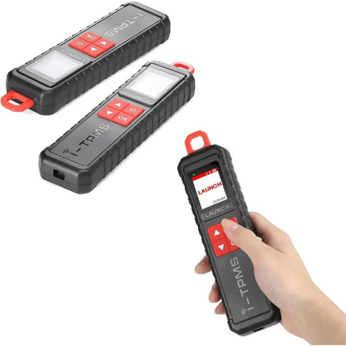 Ručný TPMS nástroj LAUNCH i-TPMS – tri pohľady na telo prístroja, protišmykový povrch