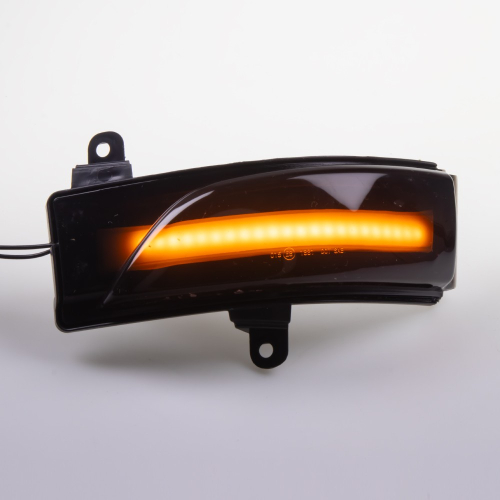 LED smerovka do spätného zrkadla Subaru – rozsvietená, oranžový bežiaci efekt, SMD LED
