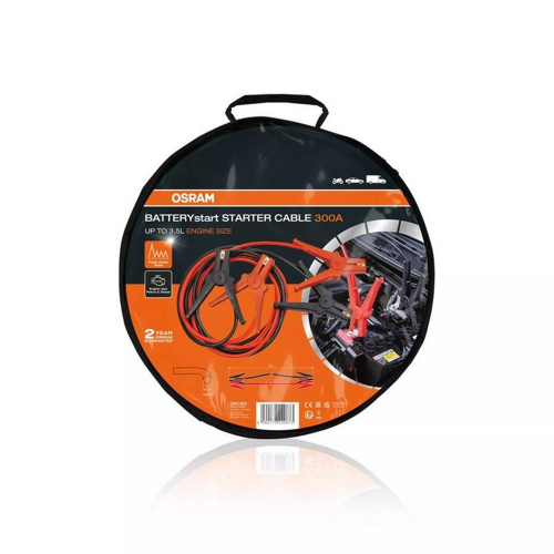 Úložná taška OSRAM BATTERYstart STARTER CABLE 300A – okrúhla textilná taška s potiskom