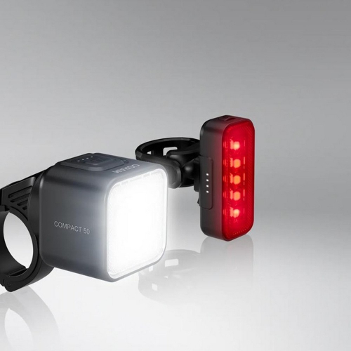 OSRAM cyklistické svetlá LEDsBIKE COMPACT 50 SET zapnutý pár