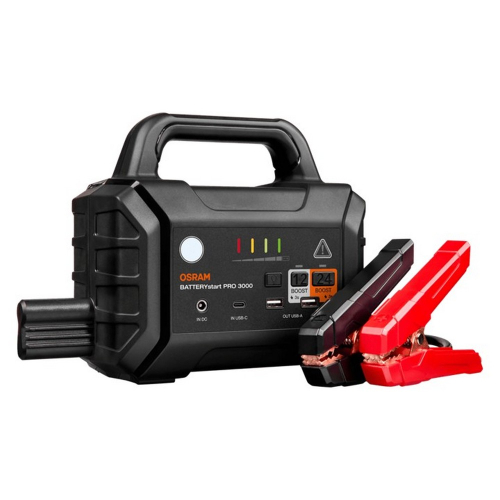 OSRAM BATTERYstart PRO 3000 so svorkami spredu
