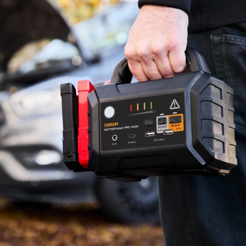 OSRAM BATTERYstart PRO 3000 bočný profil krytu