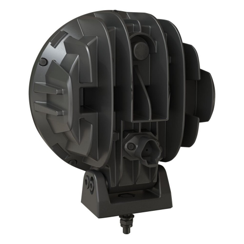 Zadná strana LED svietidla OSRAM MX180-CB – chladiace rebrá hliníkového puzdra a montážna konzola