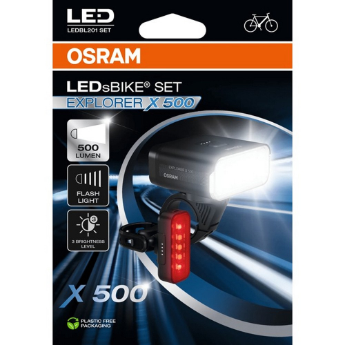 OSRAM LEDsBIKE EXPLORER X 500 SET predný obal produktu