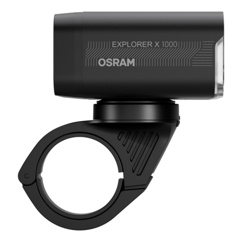 OSRAM LEDsBIKE EXPLORER X 1000 bočný pohľad s držiakom