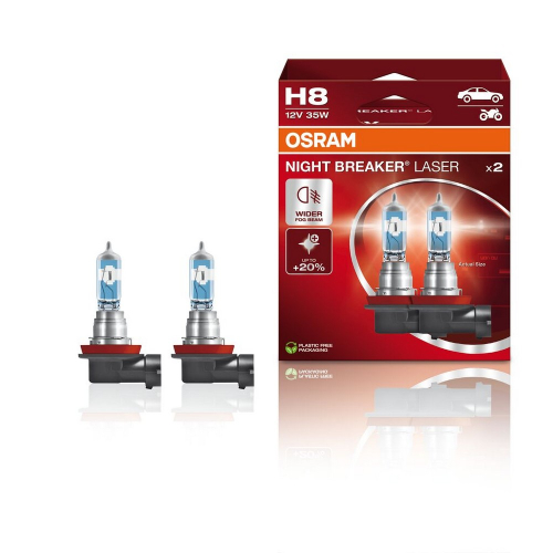 Dvojbalenie žiaroviek OSRAM H8 Night Breaker Laser