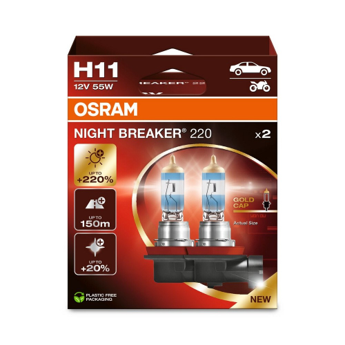 OSRAM Night Breaker 220 H11 12 V 55 W duo balenie