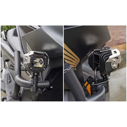 Matrix LED Spotlight MT50 namontovaný na motocykli