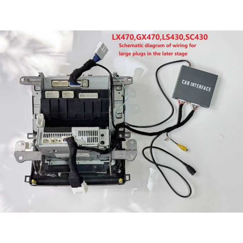 CarPlay Android Auto adaptér Toyota Land Cruiser schéma zapojenia