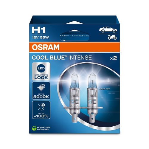 OSRAM H1 Cool Blue Intense 12 V 55 W Duo-box