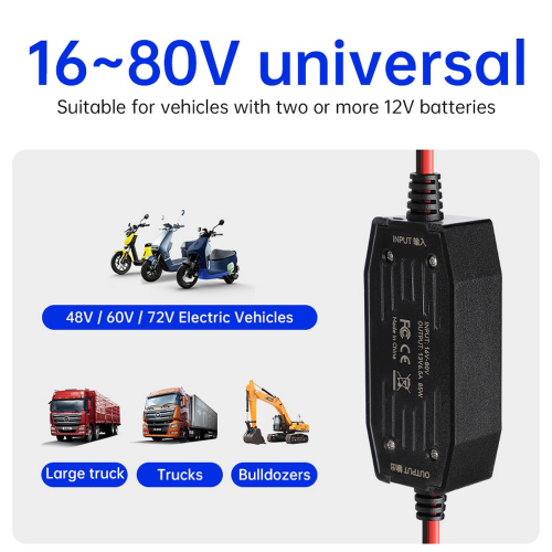 Menič napätia 16 – 80 V pre elektrické vozidlá, kamióny a bagre