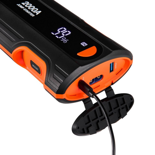 OSRAM BATTERYjumpstart 2000 detail nabíjacích portov