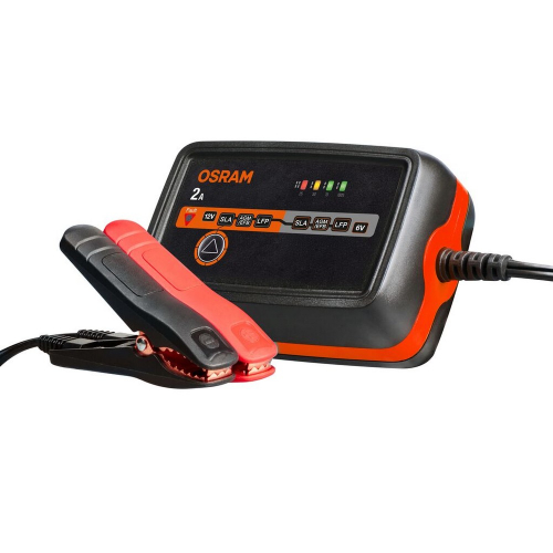 OSRAM BATTERYcharge 1002 s červenou a čiernou svorkou