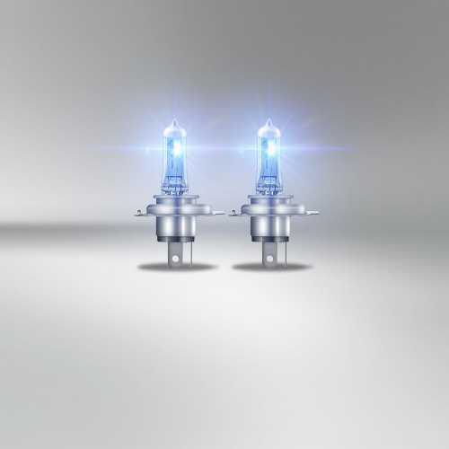 OSRAM COOL BLUE INTENSE H4 – rozsvietené halogénové žiarovky