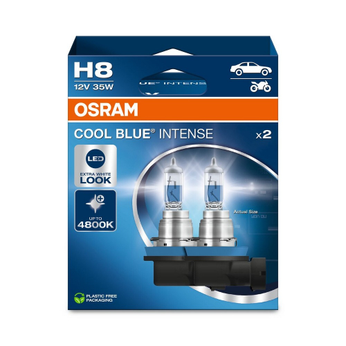 OSRAM COOL BLUE INTENSE H8 Duo-Box – balenie 2 autožiaroviek