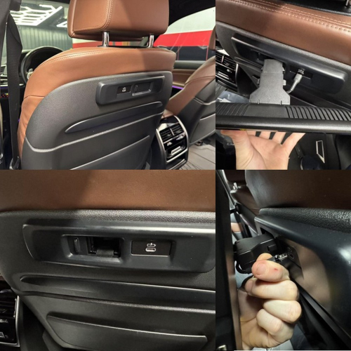 Držiak LCD monitora 12,4" pre sedadlá BMW X5, X6 a X7