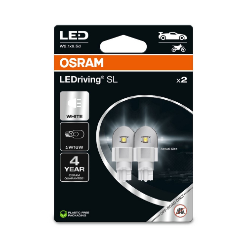 Balenie LED žiaroviek OSRAM LEDriving SL W16W