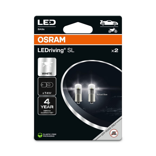Balenie LED žiaroviek OSRAM LEDriving SL T4W s päticou BA9s