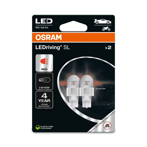 Balenie OSRAM LEDriving SL W16W červená off-road