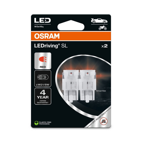 Balenie OSRAM LEDriving SL W21W/5W red off-road