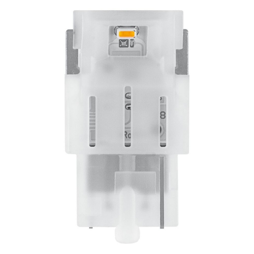 Detail oranžovej LED žiarovky OSRAM W21W W3x16d